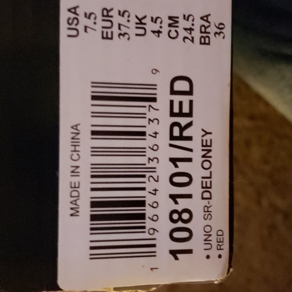 Rare sketcher's safety shoes all red - Picture 4 of 4